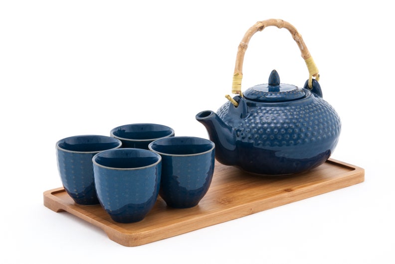 Tea Set 26z w/ Tray JHS3-BL | The Tea Store